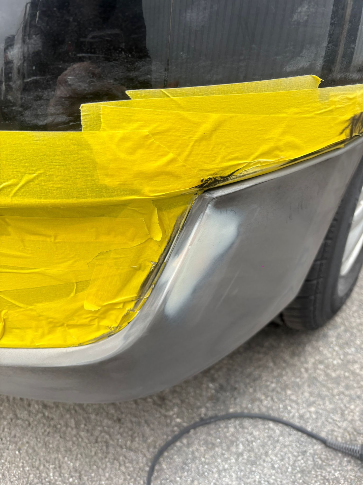 Bumper Damage after repair