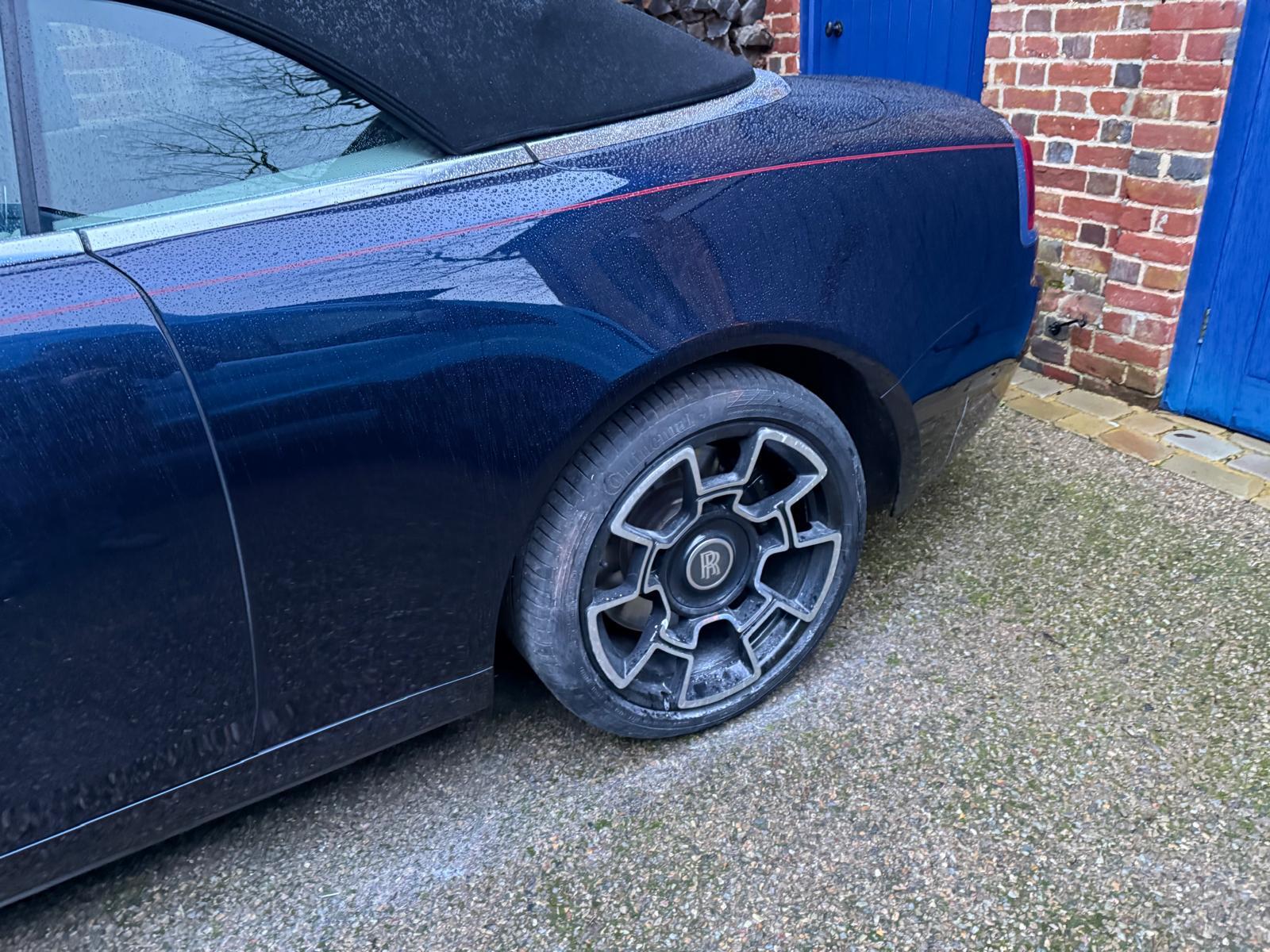 Rolls Royce bumper refinish